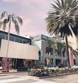 Giovana strolling through a stylish boutique in Palm Beach.